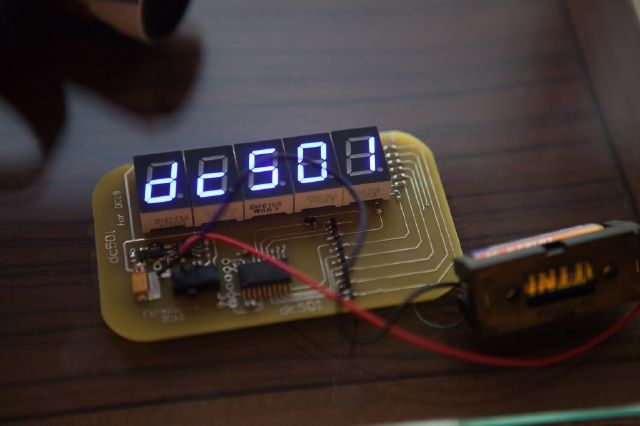 dc501 badge at Defcon 19