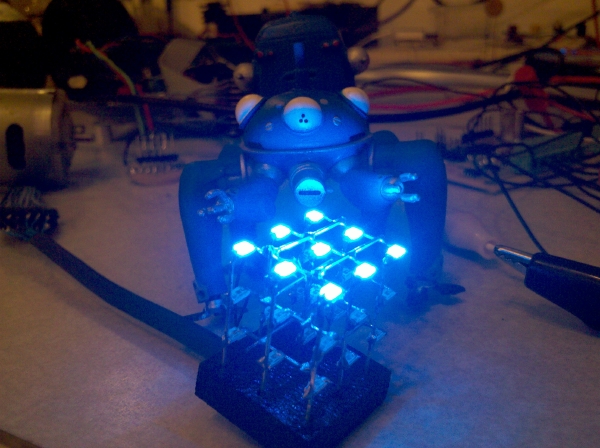 Tachikoma and LED Cube